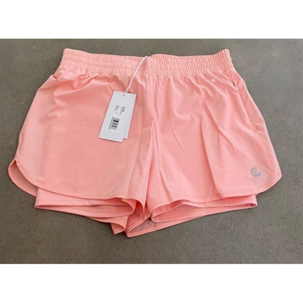 NWT Calme XL Elements Running Shorts Peach 99930